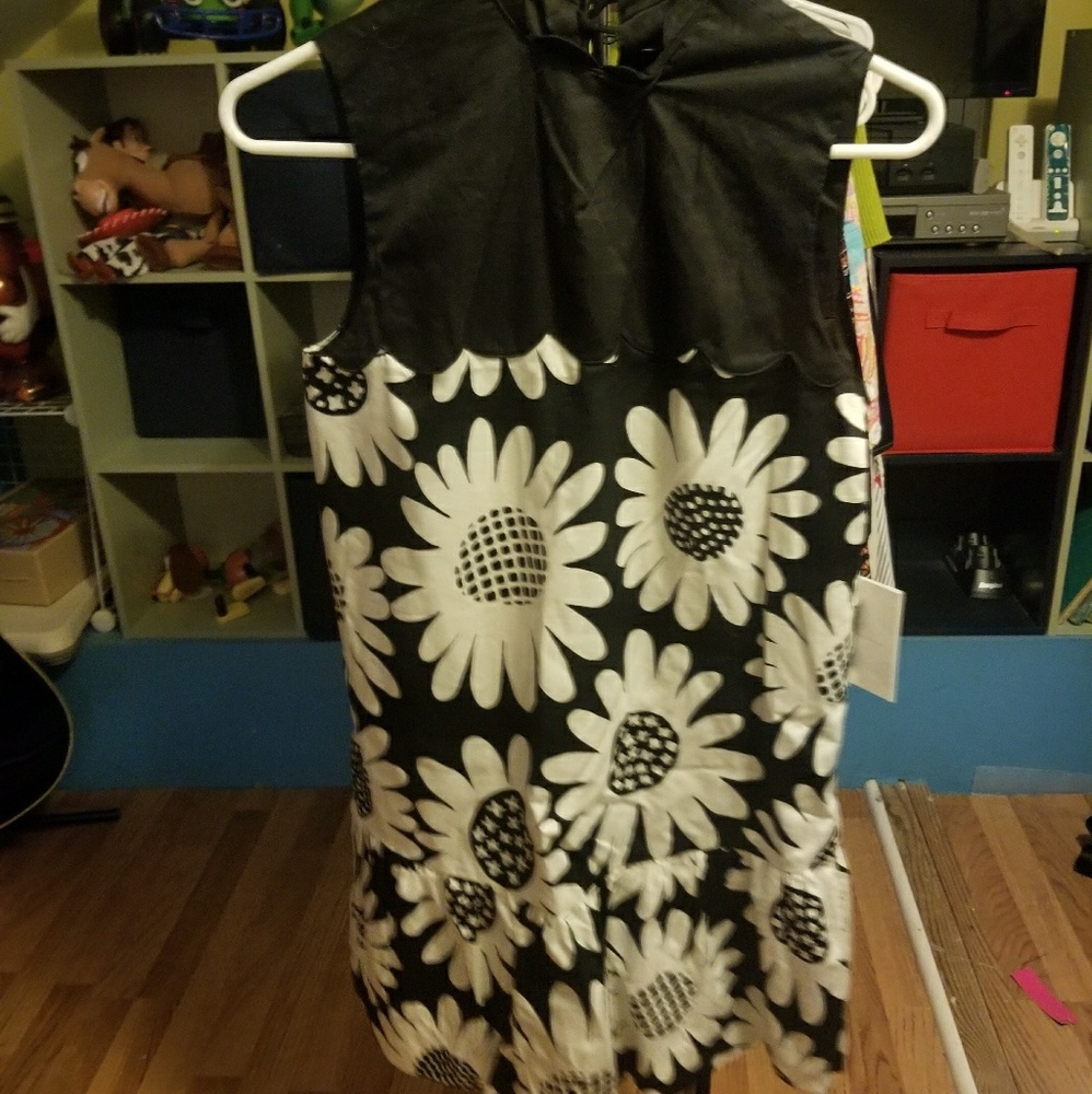Victoria Beckham sunflower dress